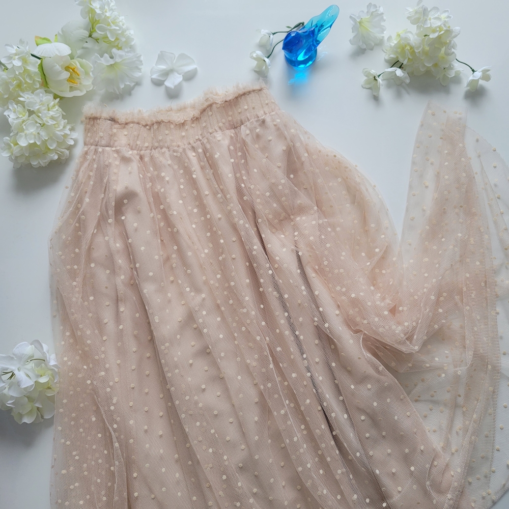 Disney Tulle Polka Dot Midi Skirt